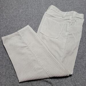 Vintage Anchor Blue Pants Mens 34x28* Tan Wide Leg Corduroy 90s Y2K Skater Baggy